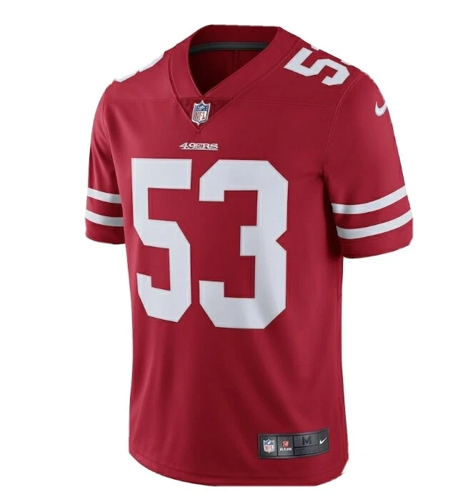 Camiseta deportiva Nike Game NaVorro Bowman 53 San Francisco 49ers roja para mujer talla M Foto 2 de 4