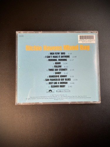 Richie Havens Mixed Bag CD 1967 - Picture 3 of 3