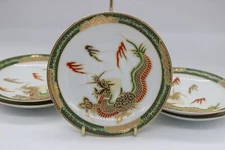 Vintage Raised Dragon Ware Tea Cup Saucer-Plate-Japan