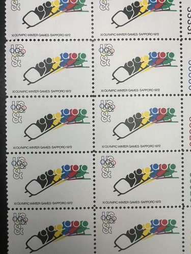 8 ct Stamp. 1972 Winter Olympics Sapporo Bobsled. of 10. Scott Catalog #1461.MNH - Picture 3 of 4