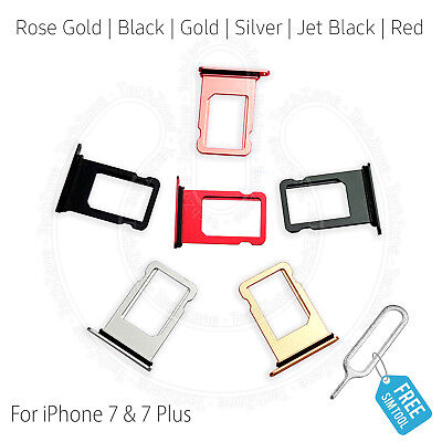 Replacement Nano Sim Card Tray Slot Holder For Apple Iphone 7