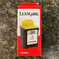 NEW Genuine Lexmark 20 Tri-Color Ink Cartridge Compac