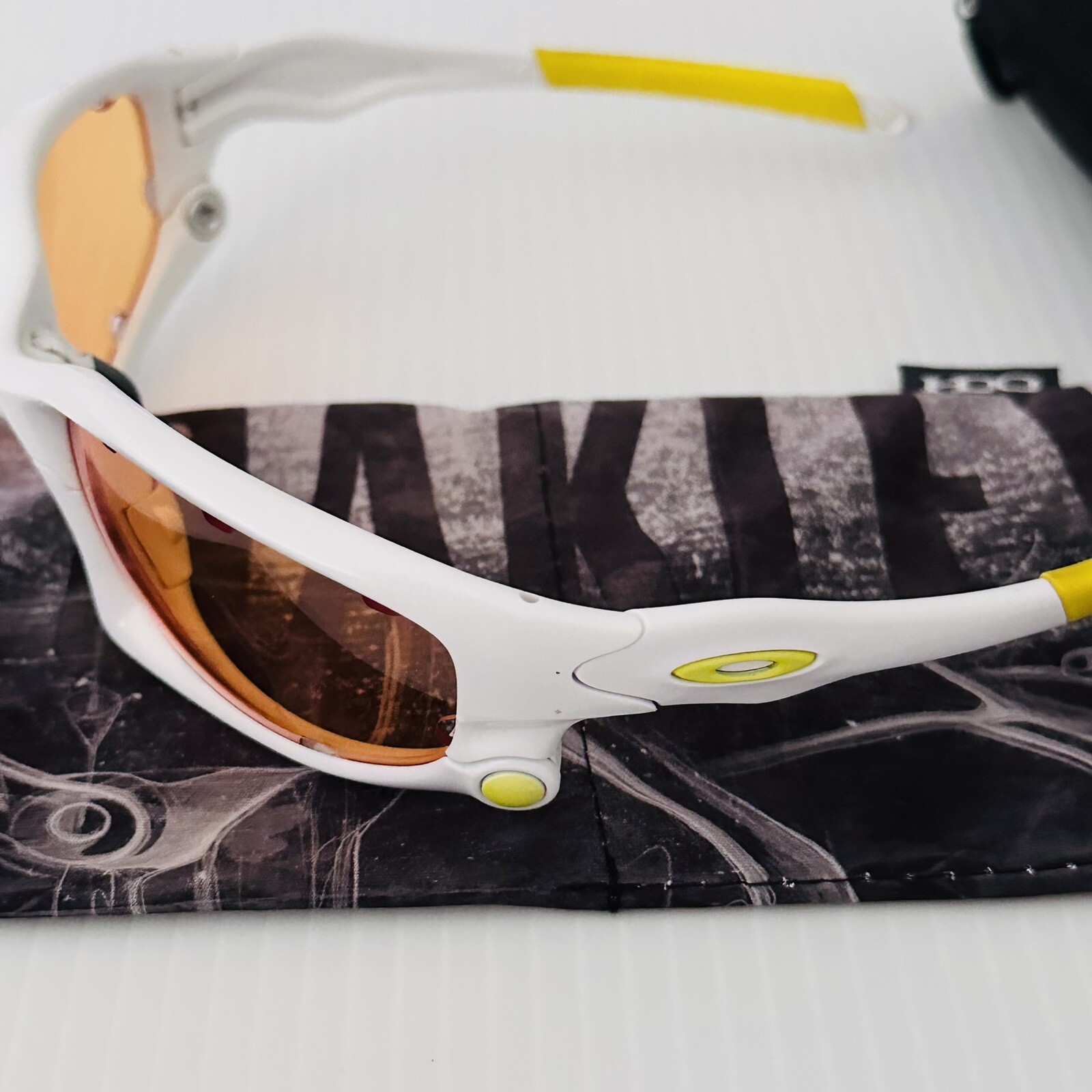 Oakley Split Jacket Sunglasses - White Frames - S… - image 11