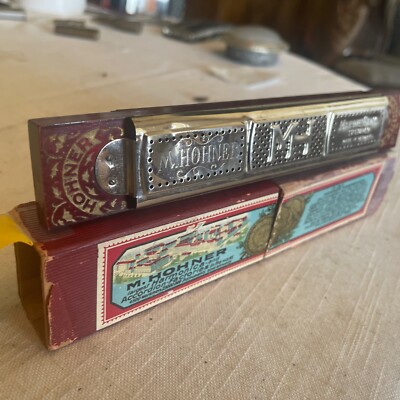 Vintage M. Hohner Marine Band Tremolo Harmonica - Made in Germany