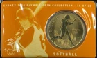 2000 Australian Mint Bronze $5 Coin Softball Sydney Olympics Commemorative issue