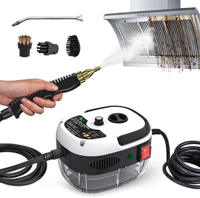 Hochdruck Dampfreiniger,2500W Handdampfreiniger Mit Zubehör 3 Bar Dampfdruck DE