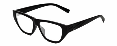 Kendall+Kylie KK5131CE BLAKE Designer Reading Glasses Shiny Black Rectangular 54