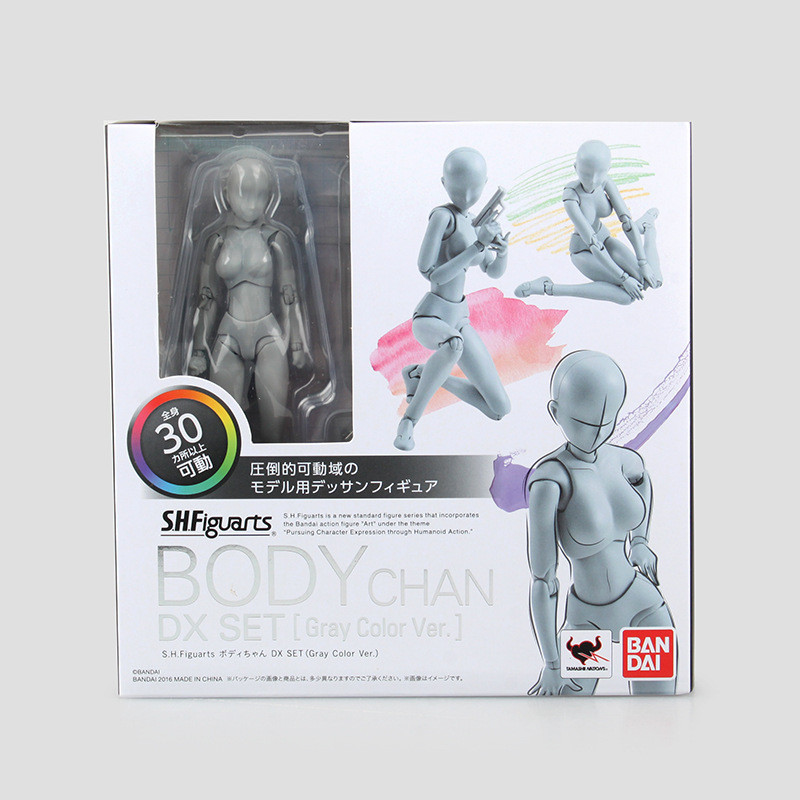 5.9 in Figurines d'action Body-Kun DX & Body-Chan DX en PVC Modèle SHF Collector Toy Model Mannequin Dessin Modèles pour Artistes, Modèle De Figurine d'action De Dessin