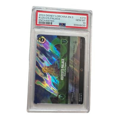2024 Disney Lorcana EN 3 Enchanted Kuzco's Palace #213 PSA 10 | eBay