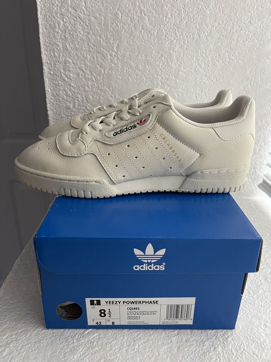 Adidas Yeezy Powerphase Calabasas Core White OG Size 8.5 NEW DS
