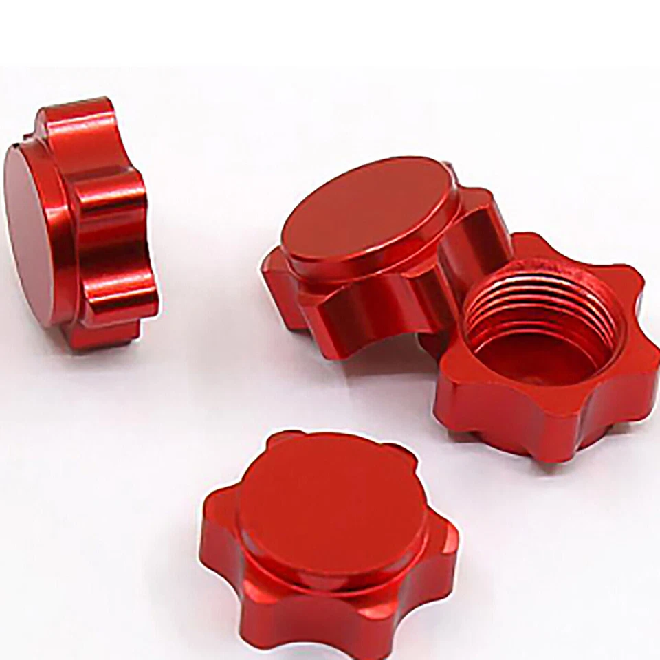 Pieza de tuerca a prueba de polvo de 17 mm 4 piezas para tuerca de acoplamiento hexagonal de coche de radiocontrol de 1/8 HSP94762 94886 Foto 3 de 4