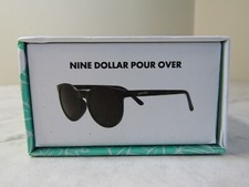 Goodr Sunglasses "Nine Dollar Pour Over" Polarized New in Box and Carry Bag