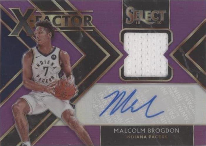 Carte Panini Immaculée Premium Patch Autographe Malcolm Brogdon /25 - 2018-19, Bucks, Patch Et Auto