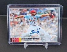 JUNIOR FERNANDEZ 2020 Topps Stadium Club Rookie On Card Auto #AJF CARDINALS