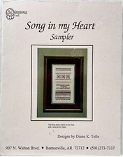 1994 DKT Originals Song In My Heart Sampler Counted Cross Stitch Pattern 15866