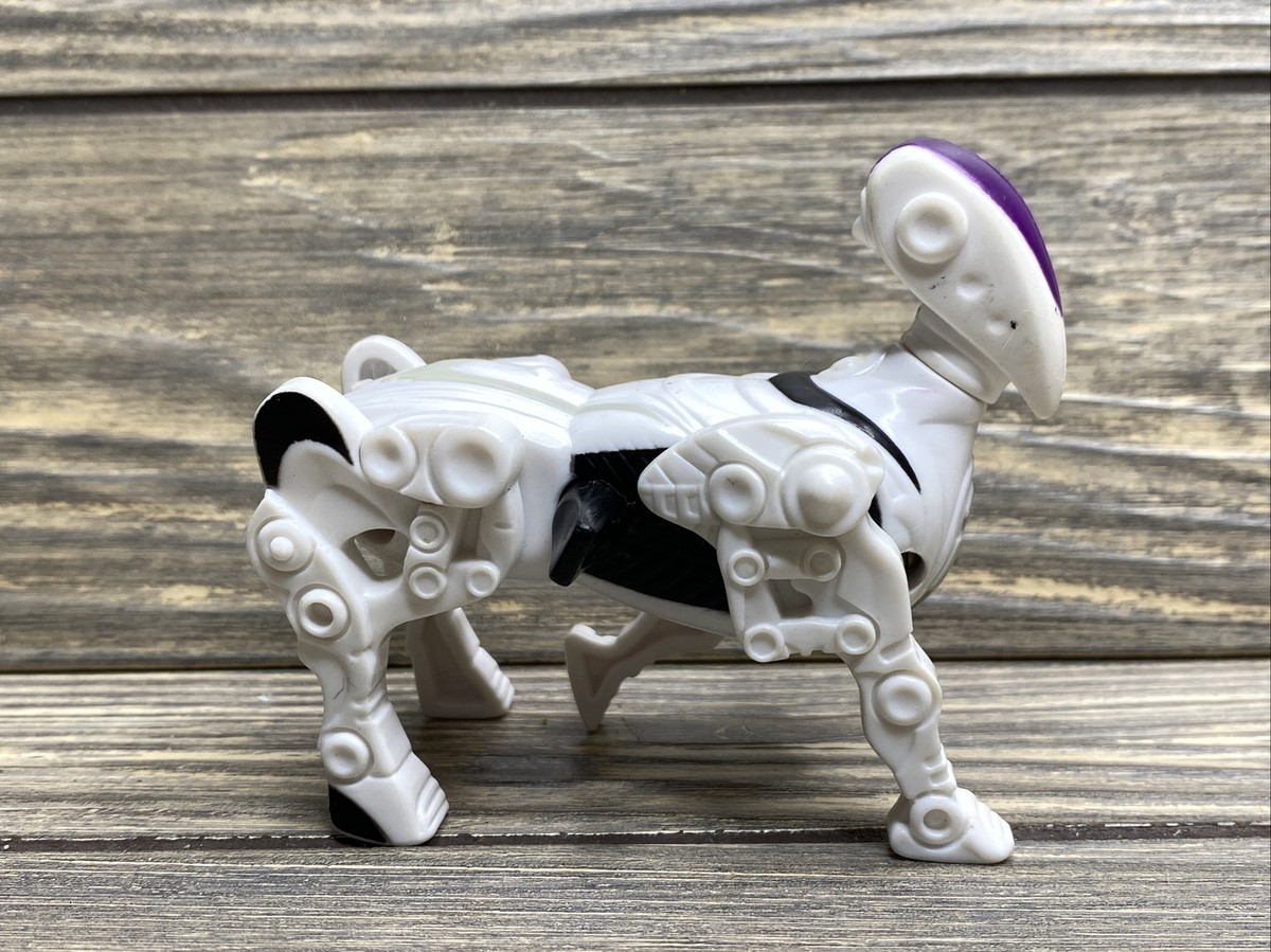 McDonalds Happy Meal Toy 2007 Wowwee White Purple Dog Robot Wind