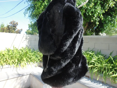 Fenty X Puma Rihanna FAUX FUR BACKPACK Dust Bag Dark Gray or Puma Black MSRP$450