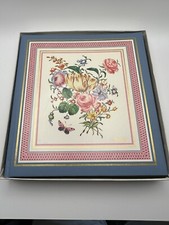 Vintage C.R.Gibson Williamsburg Worchester Floral Libromount 9"x8.5" Photo Album