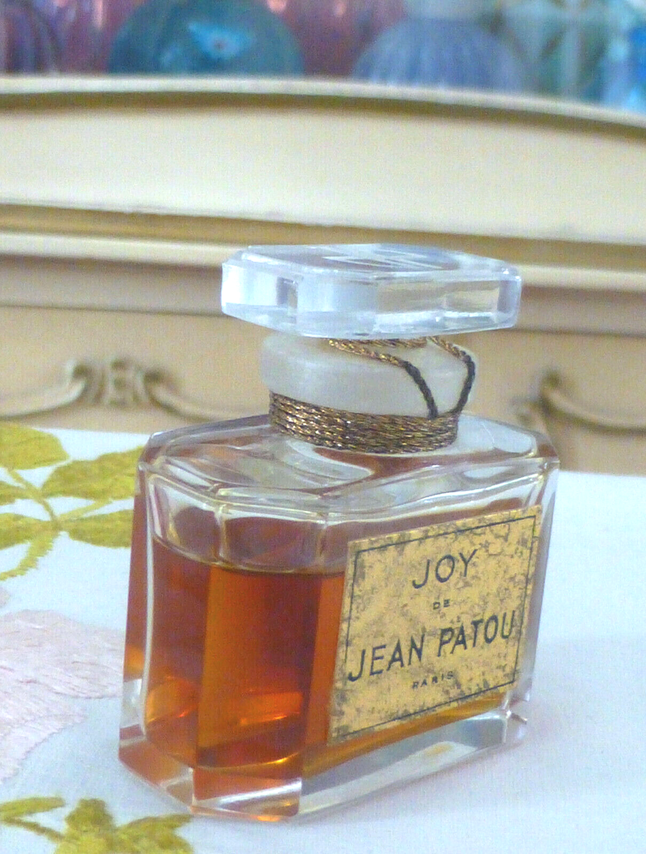 VTG 1950s 1957 Sealed Corded Jean Patou JOY Parfum Perfume 1/2