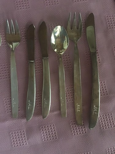 Vintage JAL Japan Airlines versilbertes Besteck - Bild 2 von 9
