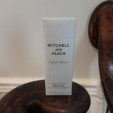 Brand new MITCHELL PEACH English Leaf Body Oil 3.4 oz