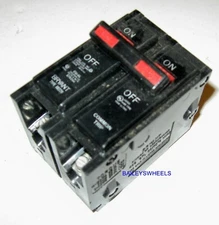 Bryant Westinghouse Type BR 20A 20 Amp Double or 2 Pole Circuit Breaker BR220