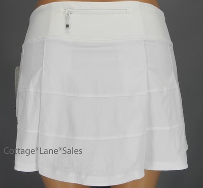 pace rival skirt white