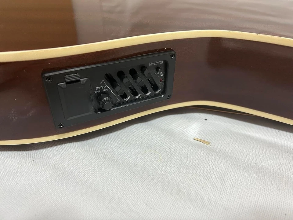 Профессиональная гитара Ktone для арфы, акустическая электрическая гитара с двойным грифом с подкладкой - Изображение 4 из 4