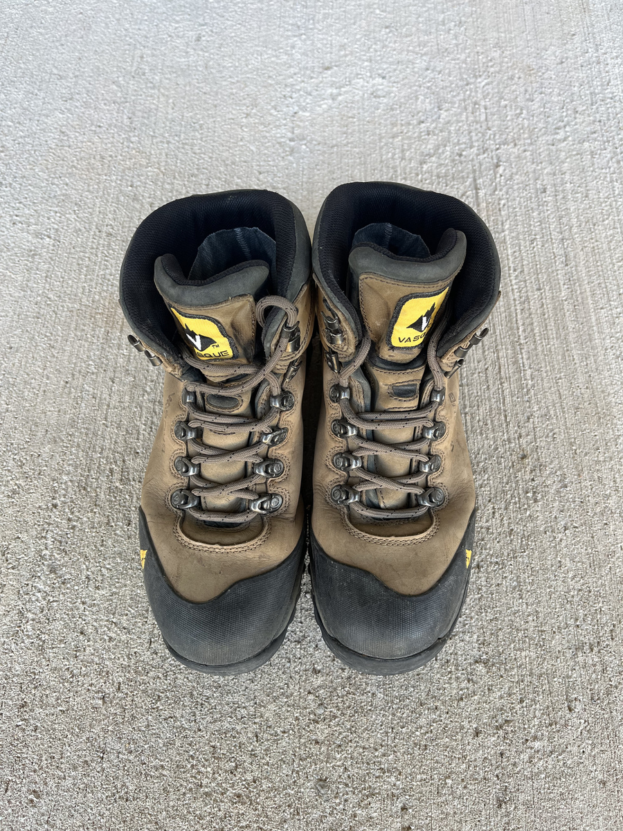 Vasque Wasatch GTX Waterproof Leather Hiking Backpacking Boots Men\'s US 9 M Vasque Wasatch GTX Waterproof Tan Leather Hiking Backpacking  main image 4