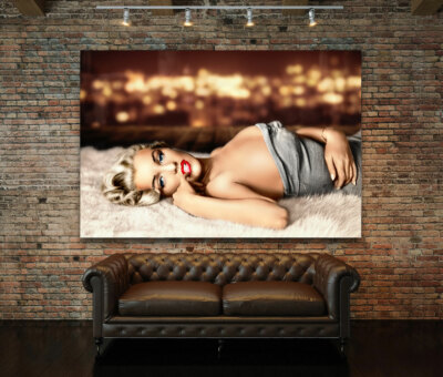ACRYLGLAS WANDBILD GLASBILD MARILYN MONROE KUNST BILDER DEKORATION
