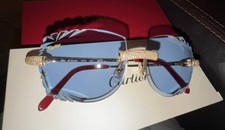 Cartier Eyeglasses Micropaved BIG C DECOR Sun...