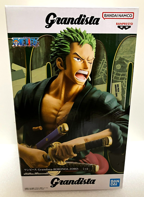 One Piece Grandista Roronoa Zoro figure BANPRESTO Japan New | eBay 
