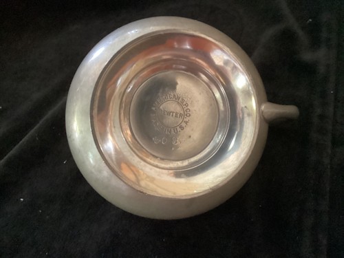 Insico #508 - Teiera/zucchero/crema in peltro - piedi - USA - Foto 6 di 7