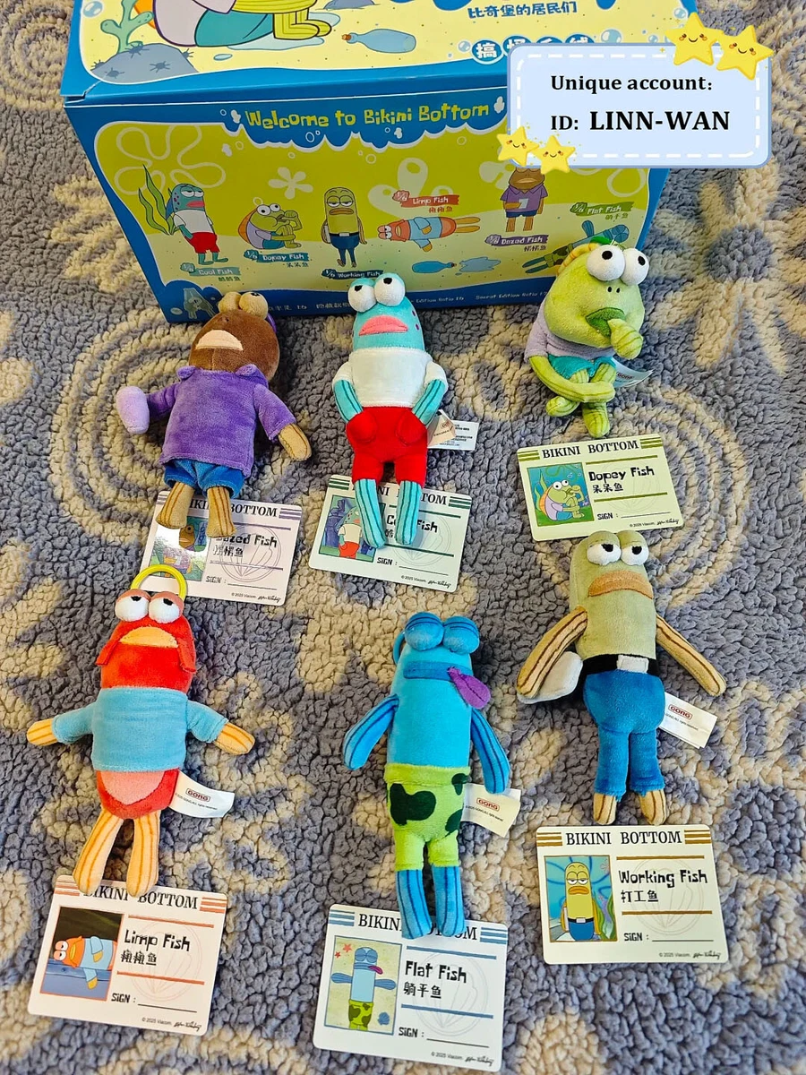 ぬいぐるみ Bikini Bottom Buddies POP MART Bikini Bottom Buddies - Whimsical Plush 5.51inches