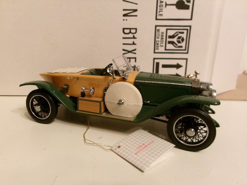 Franklin Mint 1914 Rolls Royce Silver Ghost Wood Body, in Box - Bild 3 von 10
