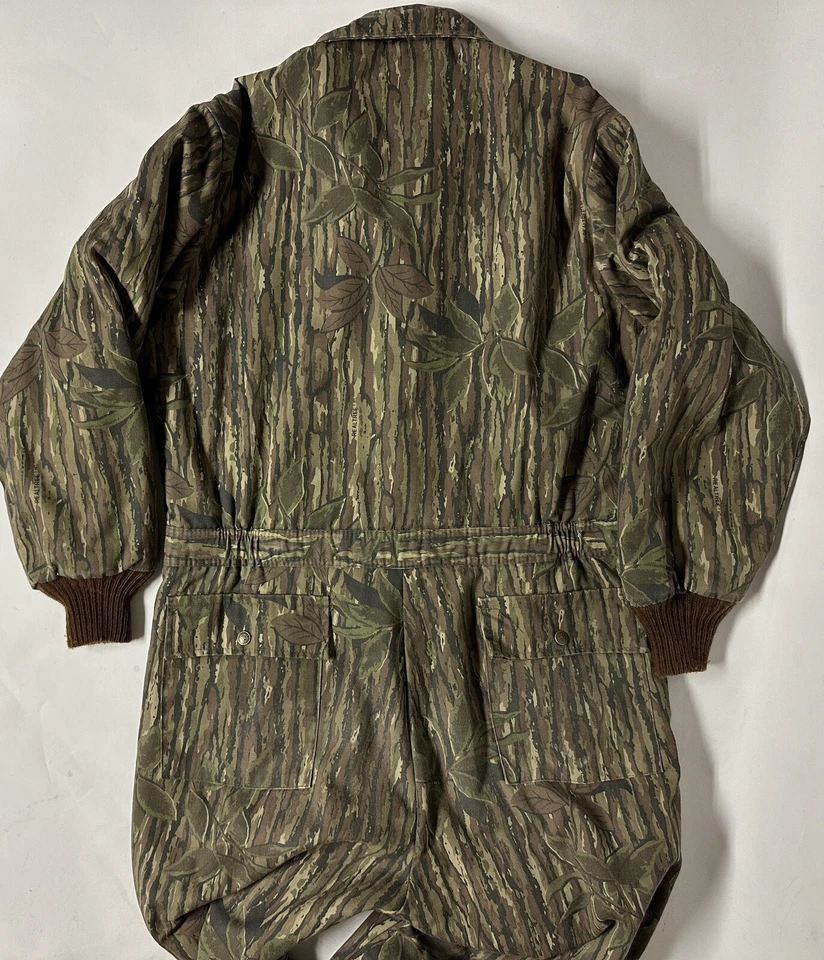 Vintage Redhead Insulated Hunting Men Large Realtree 1 Piece Camo Coveralls USA - Image 2 of 4