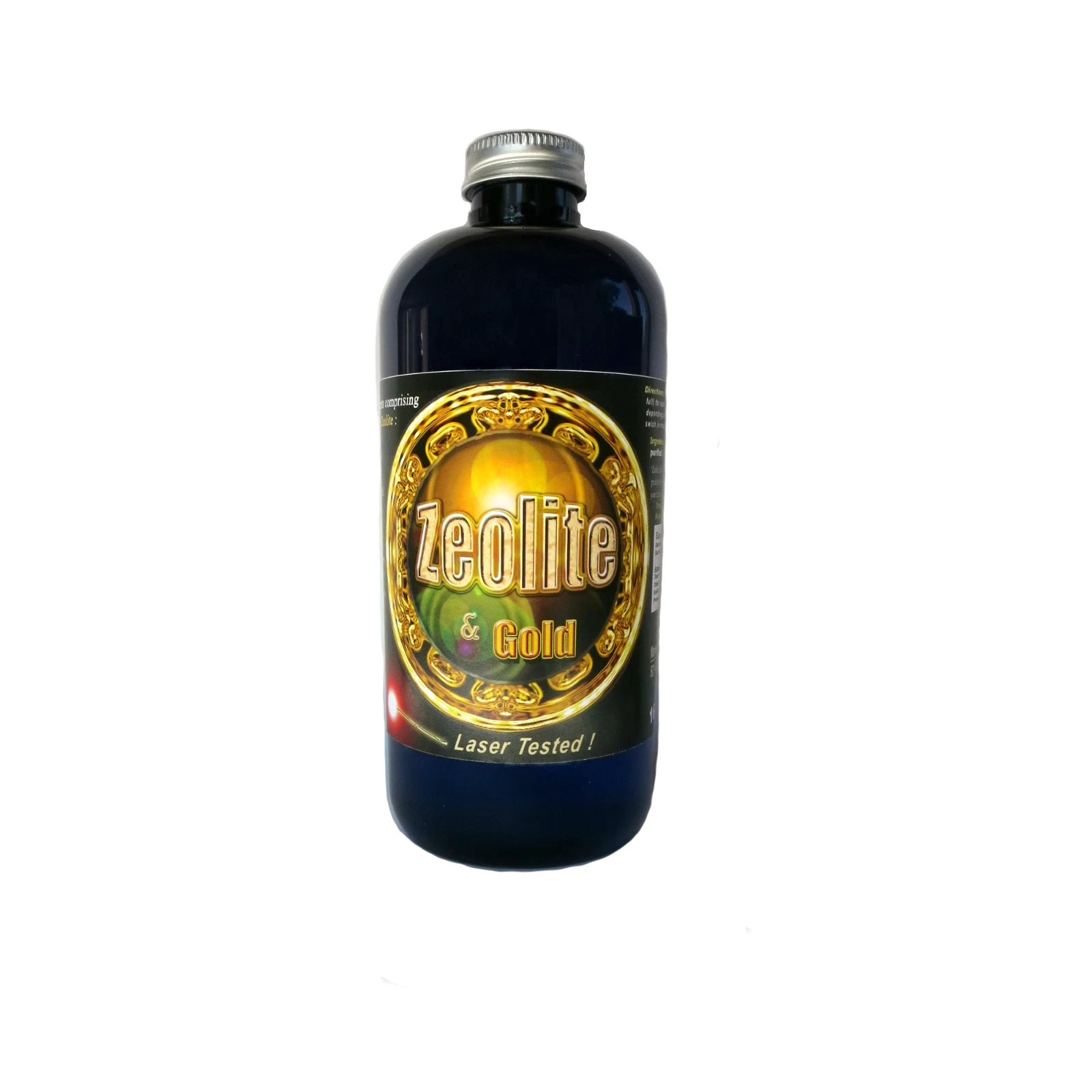 Liquid Zeolite Enhanced with Gold. Natural Cleanse and Detox. Gut Health. 16 oz.