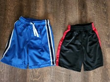 2 Pairs Boys 4T Pull On Shorts Lot