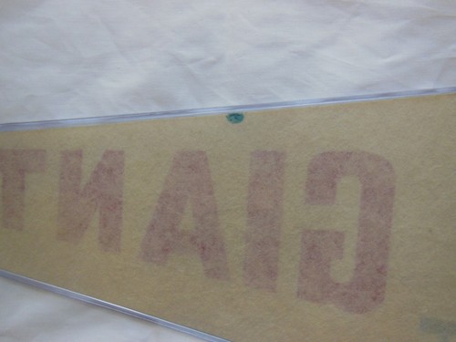 Vintage New York Giants 2 Bar Helmet Pennant NFL - Picture 7 of 9