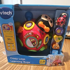 V Tech Crazy Legs Learning Bugs Toys NEW