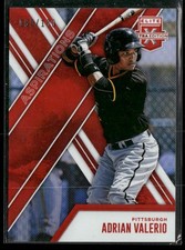2017 Panini Elite Extra Edition #191 Adrian Valerio Aspirations Orange #/100