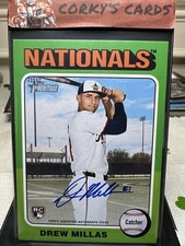 2024 Topps Heritage High Number Drew Millas Real One Autograph RC (ROA-DM)