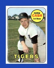 1969 Topps Set-Break # 80 Norm Cash NM-MT OR BETTER *GMCARDS*