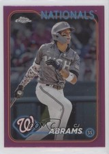 2024 Topps Chrome Pink Refractor CJ Abrams #247 1my2