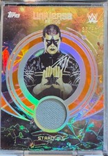 2025 TOPPS UNIVERSE WWE STARDUST MATCH-USED CANVAS RELIC SP #/50 CODY RHODES