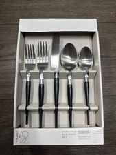 Project 62 Target 5-Piece (1 Set) Flairwood Flatware Matte Black