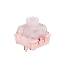 WS BigLucky Keyboard Switches Clicky 5 Pins 40gf Pre-Lubed Pink 35 PCS Set