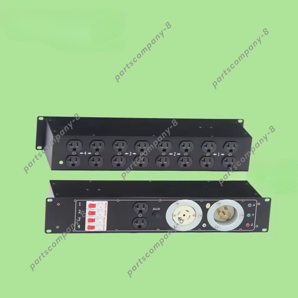 20A US Edison L21-30 Twistlock 3 Phase Power In&Output Distro