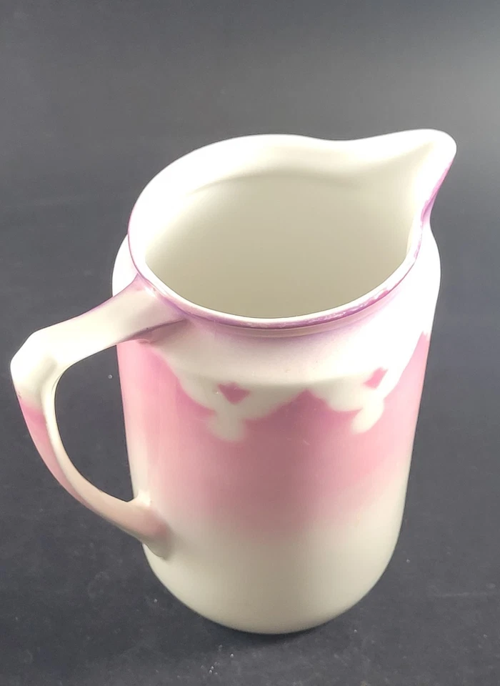 Jarra vintage Lusteware púrpura/rosa Alemania "59" 6,25" Foto 3 de 4