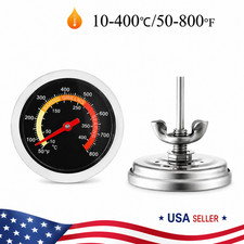 2-3/8" Temperature Thermometer Gauge | Barbecue BBQ Grill Pit Thermostat